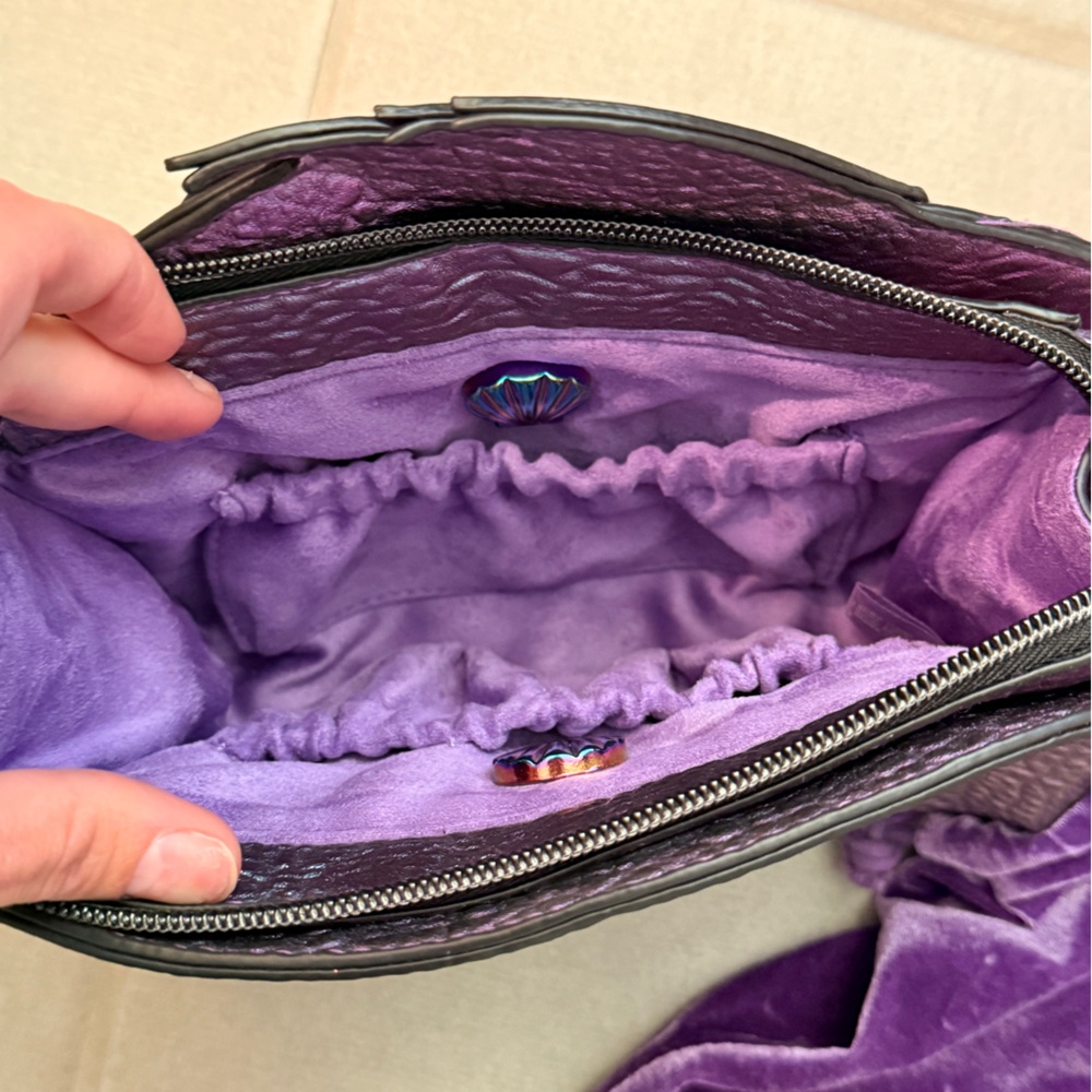Disney Ursula Purple and Black Clutch Makeup Bag - Picture 3 of 3